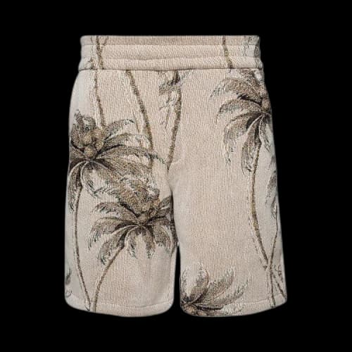 Amiri Palm Tapestry Short 'Alabaster'