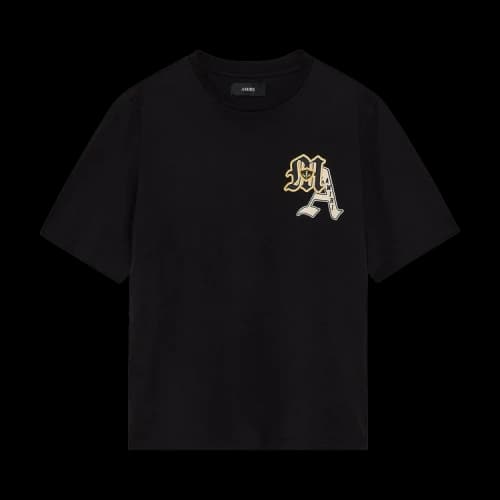 Amiri Varsity Patch Tee 'Black'