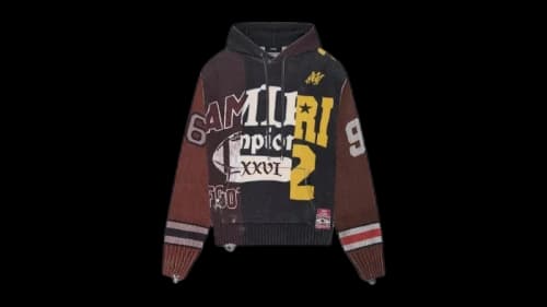 AMIRI Spliced Hoodie Multicolor
