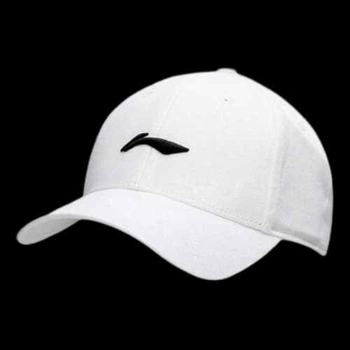 Li-Ning Logo Baseball Cap 'White Black'