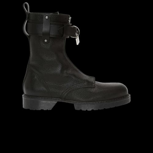JW Anderson Padlock Combat Boot 'Black'