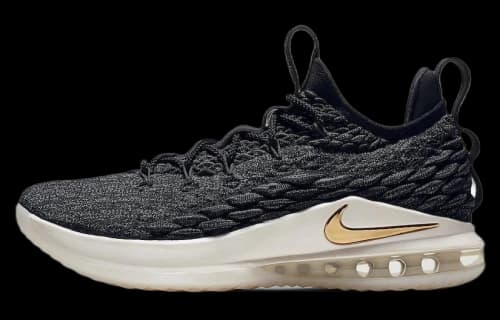 Nike LeBron 15 Low 'Black Metallic Gold'