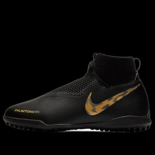 (GS) Nike Phantom Vision Academy DF TF 'Black Yellow'