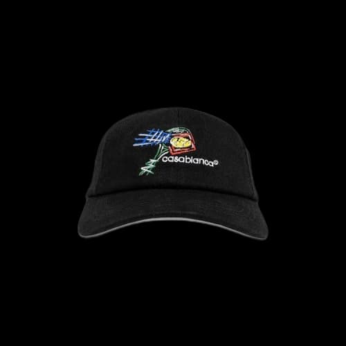 Casablanca Maison De Reve Embroidered Patch Cap 'Black'