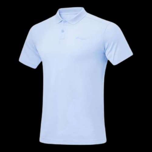 Li-Ning Logo Training Polo Shirt 'Clear Blue'