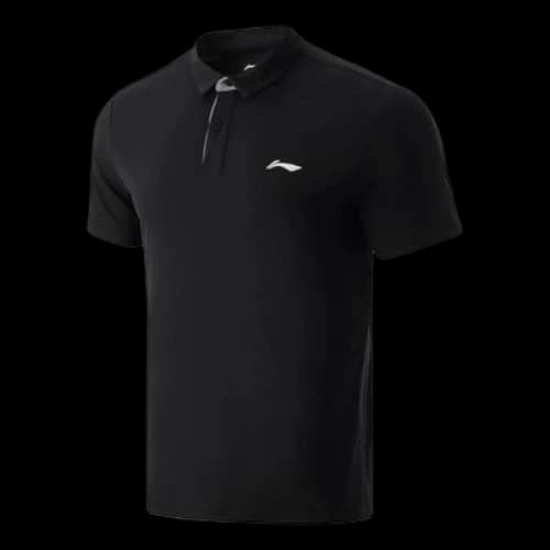Li-Ning Logo Quick-Drying Polo Shirt 'Black'