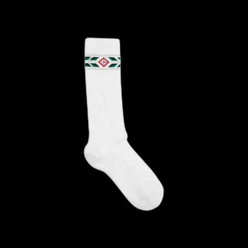 Casablanca Paris Laurel Sports Socks 'White'