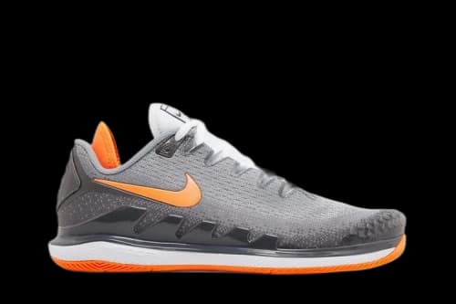 Nike Court Air Zoom Vapor X Knit HC 'Metallic Dark Grey Total Orange'
