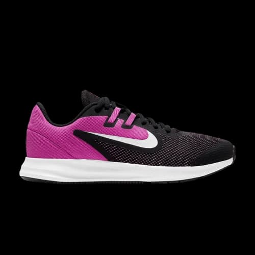 (GS) Nike Downshifter 9 'Black Active Fuchsia'