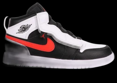 Jordan 1 Mid Alt Black Child Red White (PS)