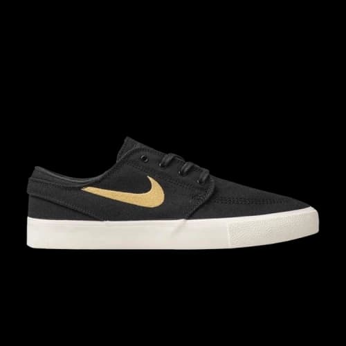 Nike Zoom Stefan Janoski Canvas RM SB 'Black Club Gold'