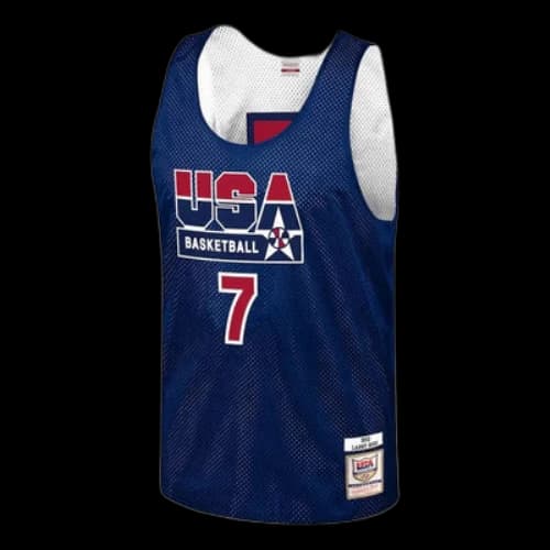 Mitchell & Ness x NBA Reversible Practice Team USA 1992 Jerseys 'Larry Bird 7'