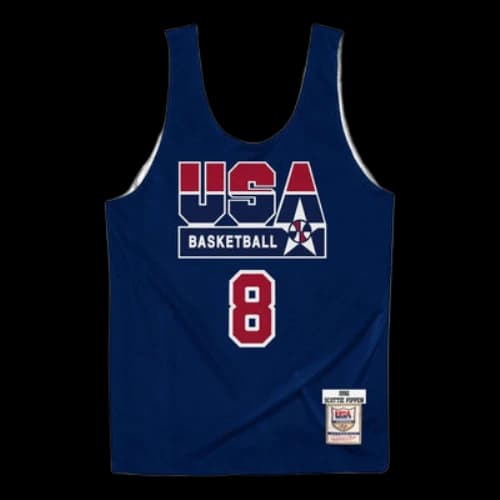 Mitchell & Ness x NBA Reversible Practice Team USA 1992 Jerseys 'Scottie Pippen 8'