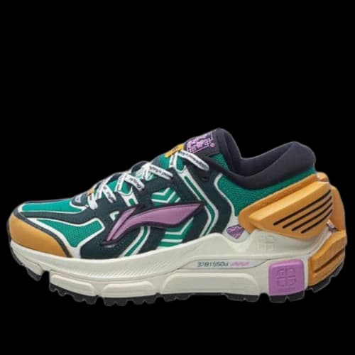 Li-Ning Sun Chaser 'Green Yellow Purple' (Women's)