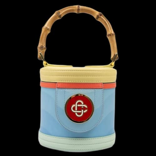 Casablanca Leather Memphis Round Bag 'Multicolor'