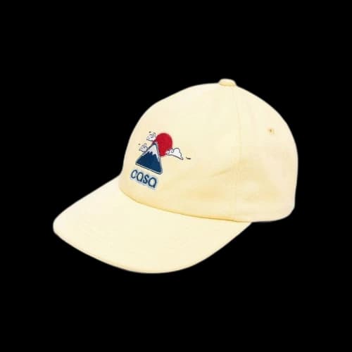 Casablanca Embroidered Cap 'Yellow Fuji Logo'