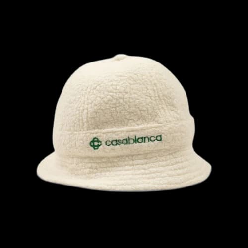 Casablanca Sherpa 6 Panel Bucket Hat 'Off White'