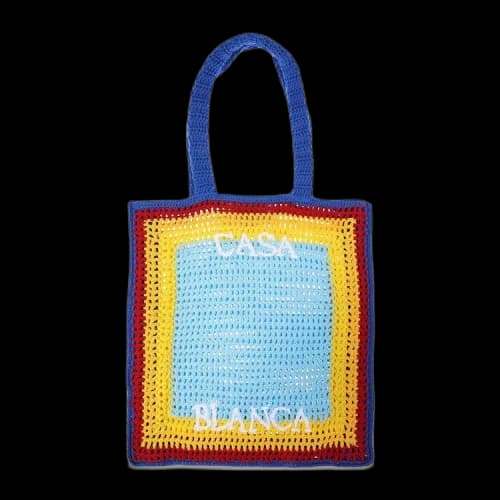 Casablanca Arch Crochet Bag 'Blue'
