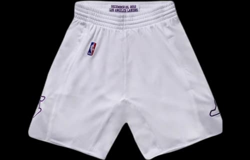 Mitchell & Ness NBA Authentic Christmas Day Los Angeles Lakers 2012-13 Shorts 'White'
