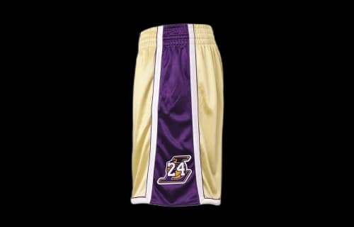 Mitchell & Ness NBA Authentic Hall Of Fame Los Angeles Lakers Kobe Bryant 1996-2016 Shorts 'Gold Purple'