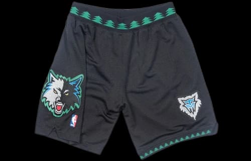 Mitchell & Ness NBA Authentic Shorts Minnesota Timberwolves Alternate 2003-04 'Black Green'