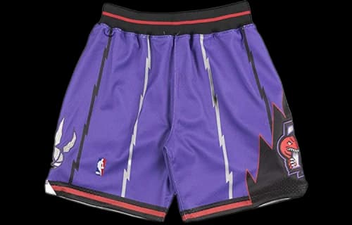 Mitchell & Ness NBA Authentic Shorts Toronto Raptors Road 1998-99 'Purple Black'