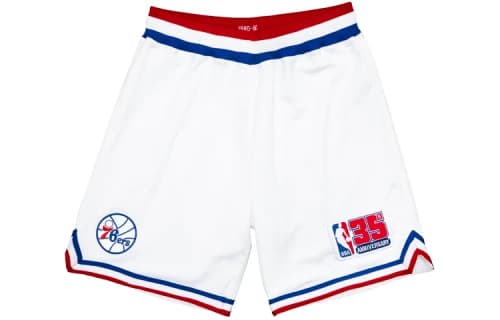 Mitchell & Ness NBA Authentic Shorts Philadelphia 76ers 1980-81 'White'