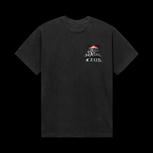 Anti Social Social Club When The Sun Goes Down Tee 'Dark Heather Grey'