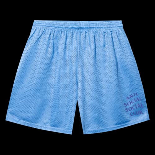 Anti Social Social Club Mind Games Shorts 'Carolina Blue'