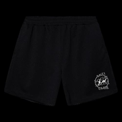 Anti Social Social Club x Fragment Design Half Tone Logo Short 'Black/Grey'