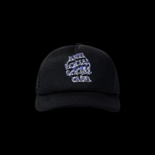 Anti Social Social Club x Fragment Design Bolt Hat 'Black/Navy'