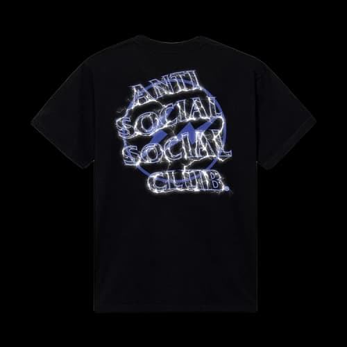 Anti Social Social Club x Fragment Design Bolt Tee 'Black/Navy'