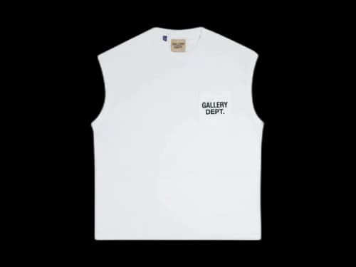 Gallery Dept. Black Paint Jeans White