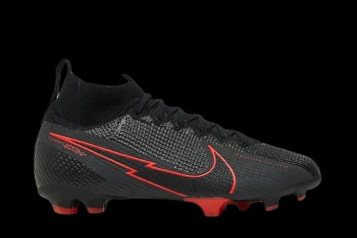 Nike Mercurial Superfly 7 Elite FG GS 'Chile Red Pack - Black'