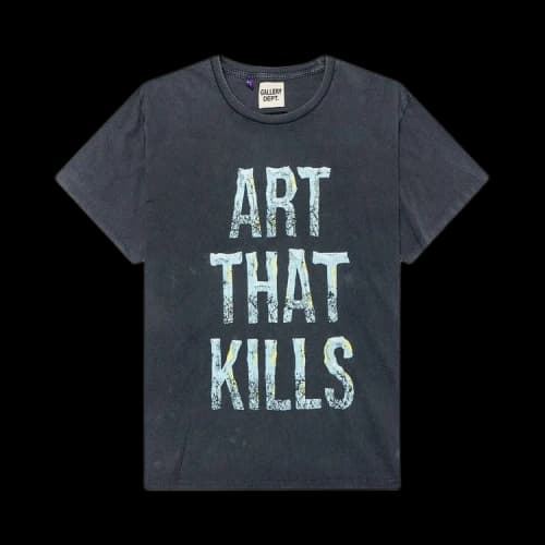 Gallery Dept. Broken Art That Kills Tee 'Vintage Black'