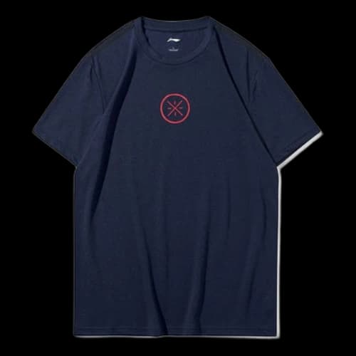 Li-Ning way of wade Wade Series Chest Logo Short Sleeve Blue