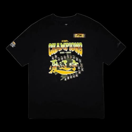 Li-Ning Liaoning Flying Leopards CBA Championship T-shirt 'Black'