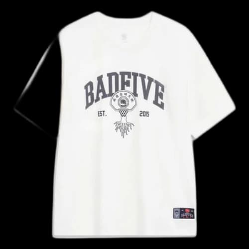 Li-Ning BadFive Short Sleeve T-shirt 'White'