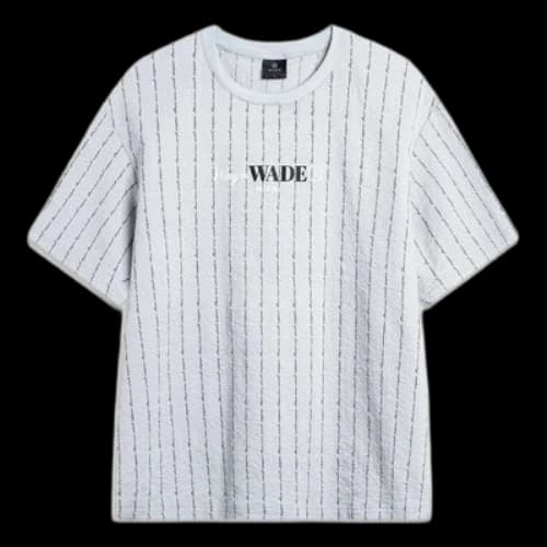 Li-Ning Way Of Wade Striped Graphic T-shirt 'Grey'