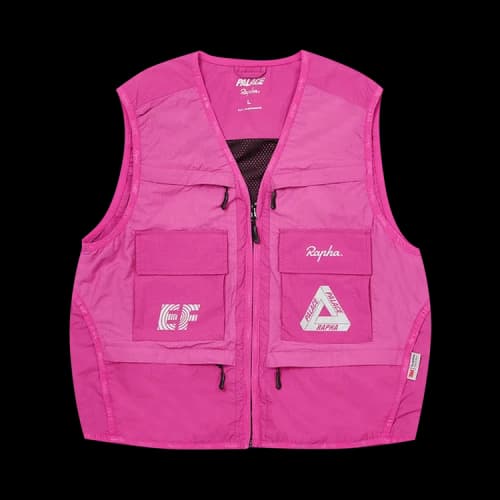 Palace x Rapha EF Education First Utility Vest 'Pink'