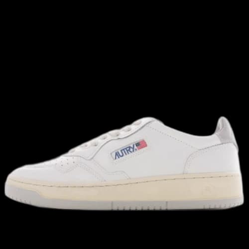 Autry Medalist Leather Low 'White Grey'
