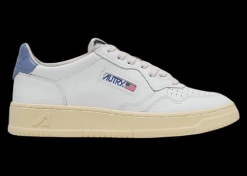 Autry Medalist Leather Low White Tempest (Women's)