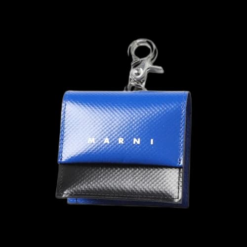 Marni Airpod Holder 'Black/Royal'