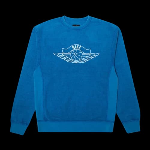 Air Jordan x Union NRG Vault AJ Flight Crewneck 'Blue'