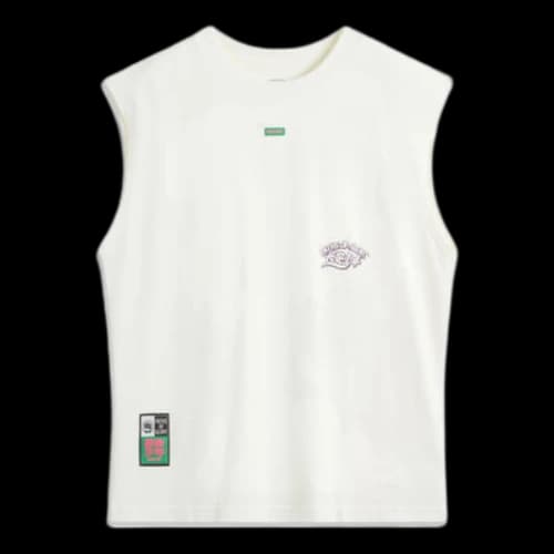 Li-Ning BadFive Graphic Oversized Tank 'Cream White'