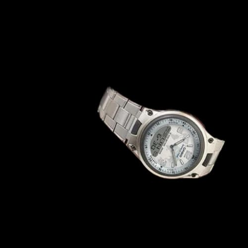 CASIO Stainless Steel Strap White Analog/Digital Combo