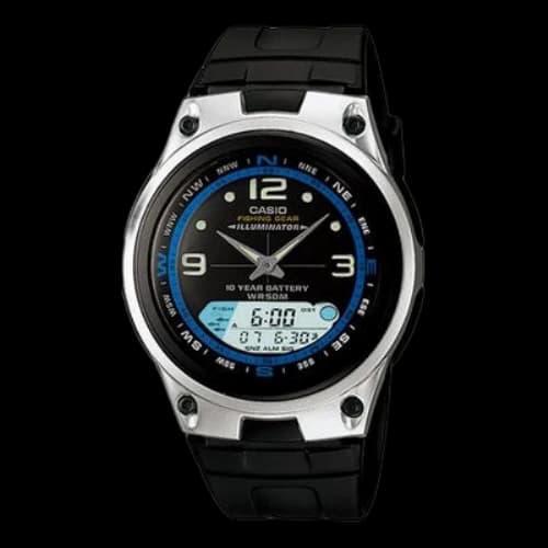 CASIO BlueBlack Analog/Digital Combo
