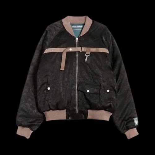 Reese Cooper RCI International Padded Bomber Jacket 'Black'