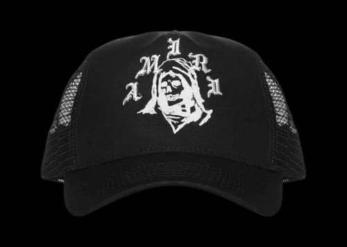 AMIRI Reaper Trucker Hat Black/White