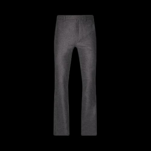 Amiri Wool Flannel Flare Pants 'Grey'